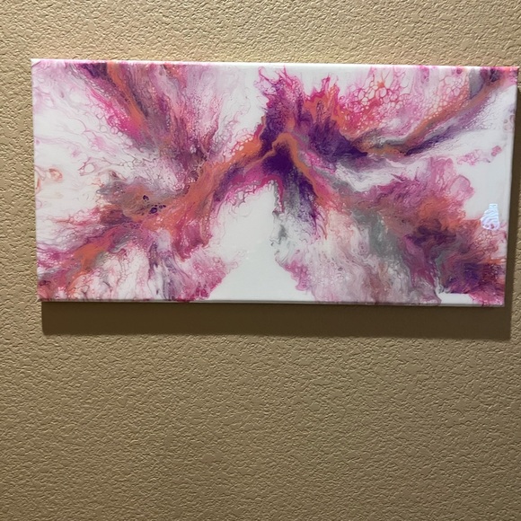 Acrylic Pour Painting Resin sealed 12x24 (NWOT) - Picture 2 of 3